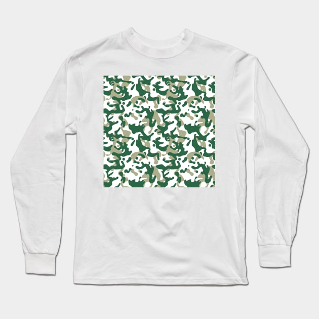 Camouflage Long Sleeve T-Shirt by ilhnklv